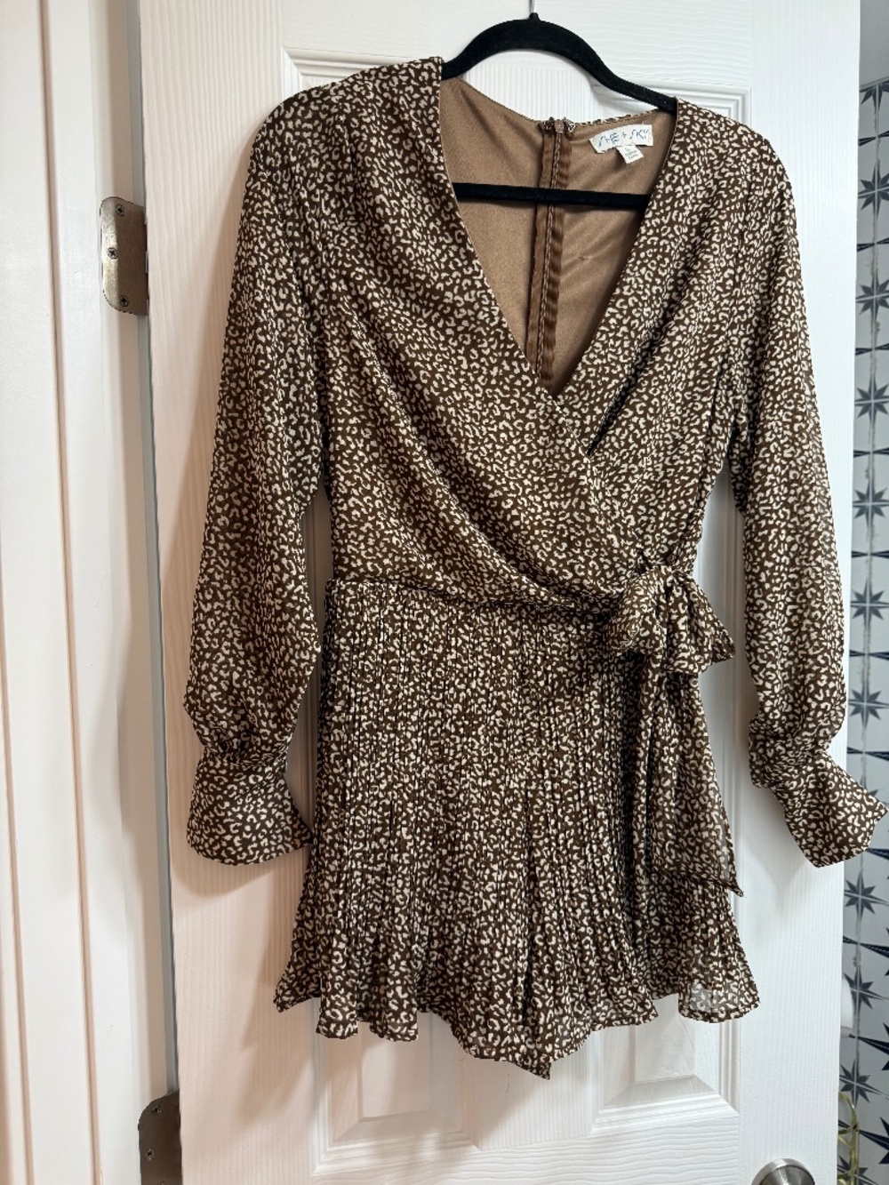Animal Print Romper
